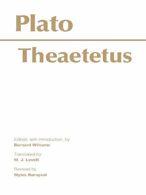 cover image of Theaetetus